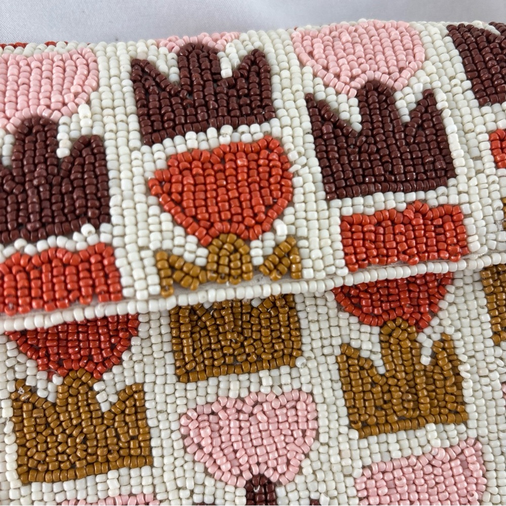 Anthropologie The Fiona Beaded Bag Floral Edition Retro Flower Purse - Picture 8 of 16